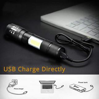 ไฟฉาย LED USB แบบชาร์จไฟได้