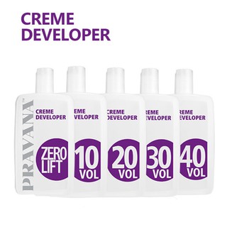 Pravana chromasilk creme developer&amp;zero lift ขนาด 1000ml.