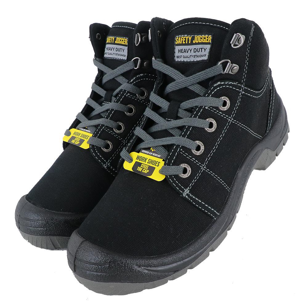 SAFETY SHOES DESERT FABRICS 41 BLACK OUTSOLE PU ANKLE BOOTS SAFETY SHOES รองเท้านิรภัย SAFETY