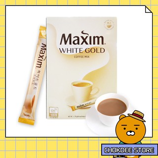 กาแฟ Maxim 3 in 1 White Gold coffee ขนาด 12g ซองละ 8 บาท / Maxim Mocha Gold Mild