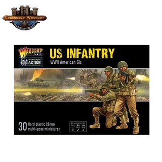 [พร้อมส่ง] WARLORD GAMES : US Infantry - WWII American GIs โมเดลจำลอง