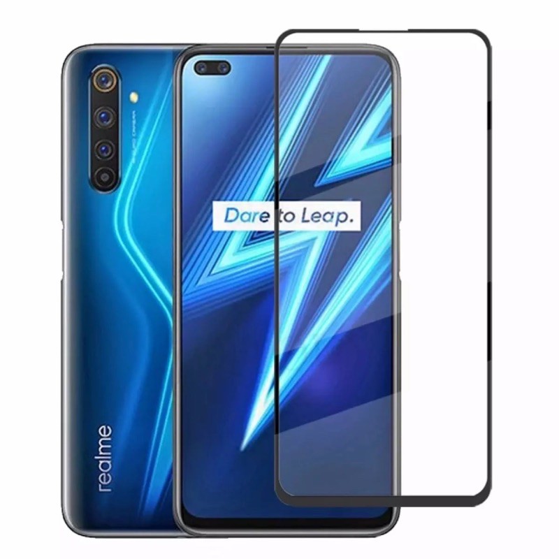 ฟิล์มกระจก นิรภัย เต็มจอ Realme C17 / C12 / C11 / Realme7pro ฟิล์มเต็มจอ ขอบดำ ฟิล์มกันกระแทก ฟิล์มกันจอแตก คุณภาพดี ราคา ถูกที่สุด ดีลบีเคเค แกลเลอรีภาพที่ 3