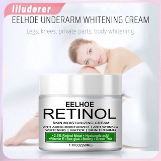 Eelhoe Retinol Private Parts Whitening Cream Bleaching Face Body Lightening Cream Underarm Armpit Legs Knees HO