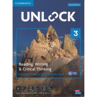 DKTODAY หนังสือ UNLOCK READ&amp;WRITE 3:SB WITH DIGITAL PACK (2ED)