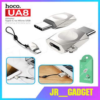 HOCO UA8 อะแดปเตอร์ OTG Type C To Micro-USB / USB to Type C รองรับการชาร์จและถ่ายโอนข้อมูล jr_gadget