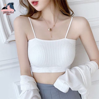 Girlybra เสื้อใน ครอปบรา บรา ครึ่งตัว สายเดี่ยว 32-36 สปอร์ตบรา ทรงสวย มีฟองน้ำ ชุดชั้นใน ผู้หญิง