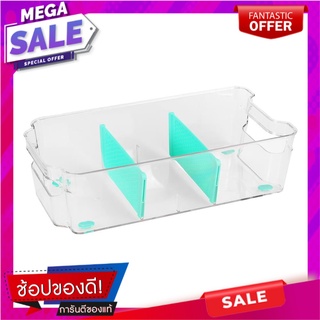 กล่องจัดเก็บในตู้เย็นแบบแบ่งช่องซ้อนได้ S KECH อุปกรณ์จัดเก็บในตู้เย็น STACKABLE REFRIGERATOR STORAGE BOX WITH COMPARTME