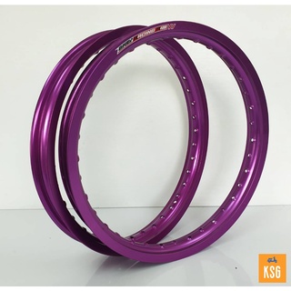 Hot Deal++ DKEI วงล้ออลูมิเนียม ขอบ 17 - 1.40 สีม่วงอ่อน ขอบเรียบ จำนวน 2 วง