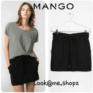 MNG : Black Short Skirt