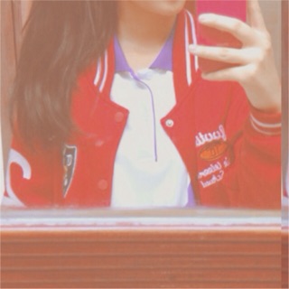 Red bomber jacket