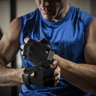 Harbinger ถุงมือฟิตเนส Power Glove (Black)