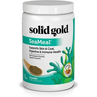 Solid Gold Seameal (Exp. 08/2025) บำรุงขน ผิว ลดขนร่วง เสริมภูมิ บำรุงระบบย่อยและขับถ่าย สุนัข แมว (454กรัม)