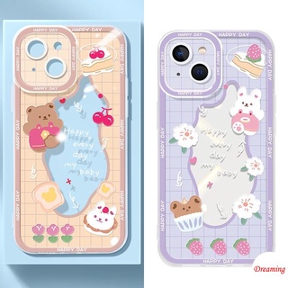 เคสมือถือ แบบนิ่ม ลาย Happy Every Day ป้องกันเลนส์ สําหรับ VIVO V23E V23 V21E V21 4G 5G V20 V15 S1 Z1 X50 X60 Pro V9 Youth Y53S Y51 Y51A Y31 2021 Y33S Y21S Y21 Y52 Y72 5G