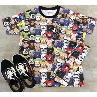 ชุดเซท เสื้อ &amp; กางเกงเลคกิ้งลาย รวมcartoons