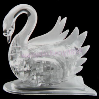 SUPB☀3D Crystal Puzzle Jigsaw Model DIY Swan IQ Toy Furnish Gadget Gift