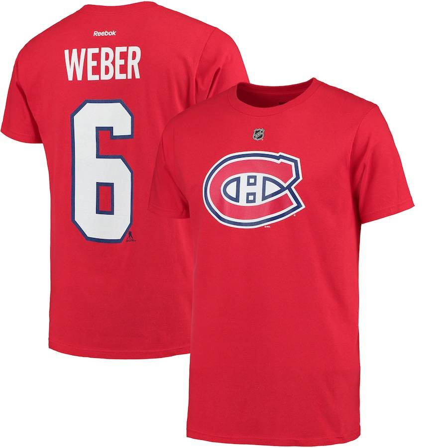 เสื้อกีฬาแขนสั้น ทรงหลวม ลาย Nhl Montreal Canadiens Hockey Jersey ...