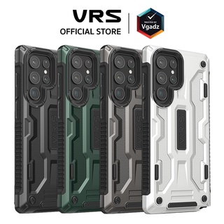 VRS รุ่น Terra Guard - Samsung Galaxy S22 Plus / S22 Ultra - สีดำ เคส