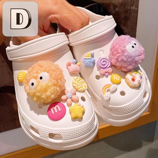 🔥DIY ที่ติดรองเท้า crocs สไตล์น่ารัก ตัวการ์ตูนติดรองเท้า ตกแต่งสวยงาม รูปแบบการ์ตูน ตัวติดรองเท้าหัวโต