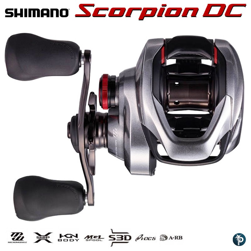 SHIMANO SCORPION DC 100/101/100HG/101HG 7+1 BB 6.3/7.2:1 Gear