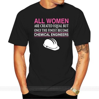 เสื้อยืดผ้าฝ้ายฤดูร้อนราคาถูกสุด ๆเสื้อยืดแขนสั้นลําลอง พิมพ์ลาย All Equal Finest Become Chemical Engineers เหมาะกับของข