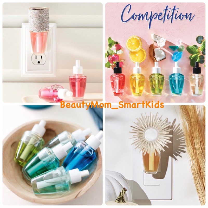 Bath and Body Works Plug & Refill Wallflowers  24ml.มาสร้างบรรยากาศของความสุขและการผ่อนคลายให้ห้องหอมในกลิ่นที่คุณหลงรัก