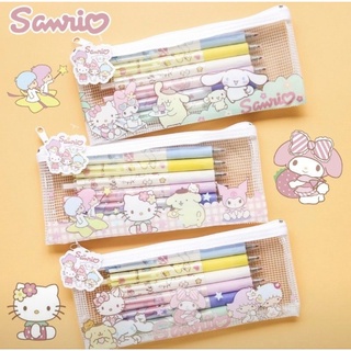 ปากกาเจลน้ำเงิน มาพร้อมกระเป๋าใส่ น่ารักมาก พร้อมส่ง แถมไส้ให้ด้วยจ้า