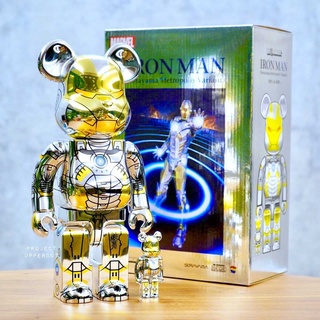 BE@RBRICK 400%+100% SORAYAMA x IRON MAN [New]