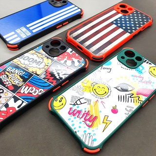 พร้อมส่ง!! Huawei หัวเว่ย Y7a/Y6s/Y9 2019 เคสมือถือขอบสีมุมกันกระแทก กันเลนส์กล้อง ลายเท่