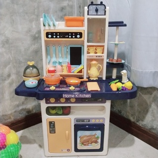 Playground ชุดครัวเด็กขนาดใหญ่  Modern Home Kitchen set ชุดครัวขนาดใหญ่ ชุดครัวเด็ก ชุดครัวเด็ก มีควัน มีไฟ