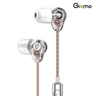 Gizmo รุ่น GS-007 หูฟังสมอลทอร์ค X-ray หูฟังโทรศัพท์ สีโปร่งใส เห็นชิปด้านใน สวยหรู ประกัน1ปี