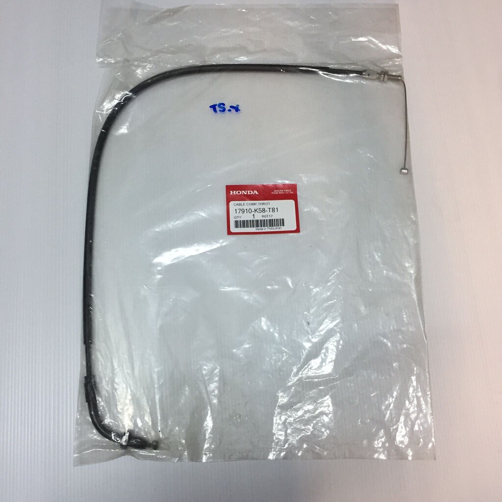สายคันเร่ง WAVE110i 2018 อะไหล่แท้ HONDA 17910-K58-T81