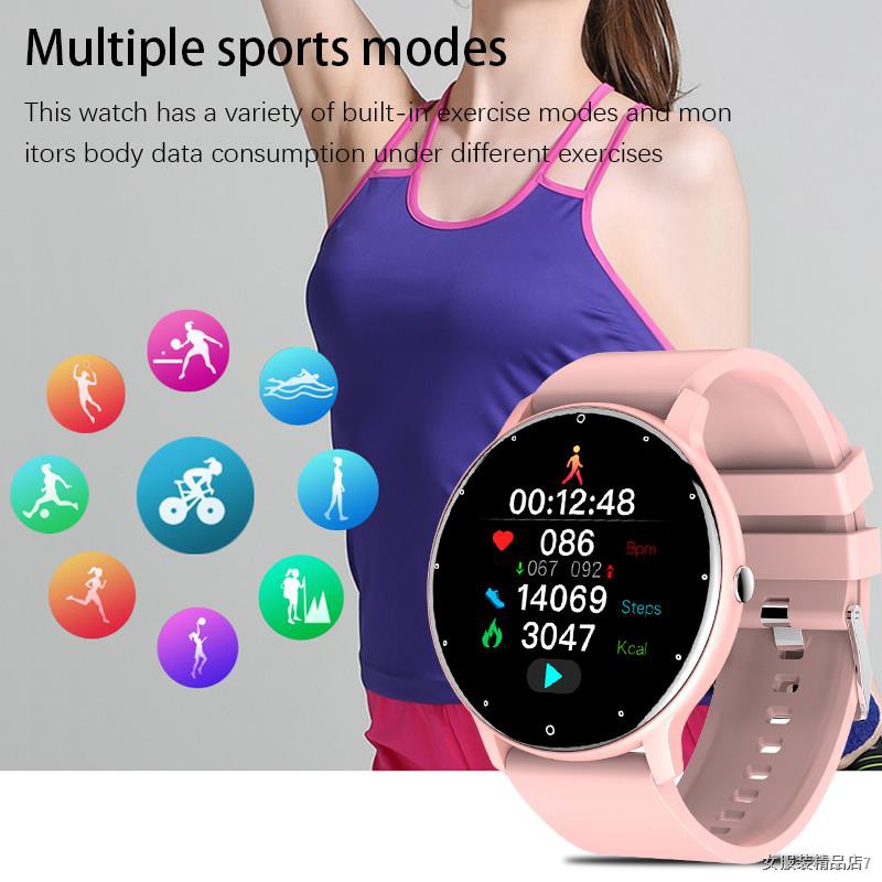 ❈❐❀LIGE 2021 New Women Smart Watch Men Real-time Activity Tracker Heart Rate Monitor Sports Ladies Smart Watch Men For A