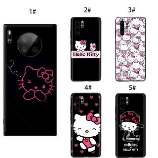 Hello Kitty สีชมพูน่ารัก เคสนิ่ม เนื้อซิลิโคน Huawei Nova 4E 5 5T Pro Smart P9 Lite Y6 Y7 Prime 2019 case