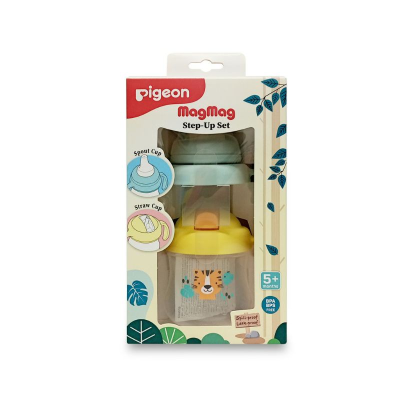 Pigeon พีเจ้น ถ้วยหัดดื่ม Magmag แบบเซทสำหรับเด็กๆ ใช้ดีมาก