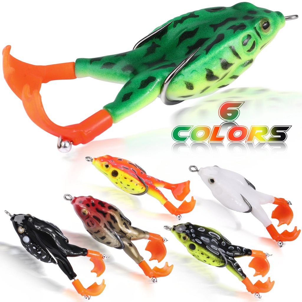 กบยางทริป(TRIP)_ทรงตาโต ขนาด 3.5cm. เหยื่อปลอม,กบปลอม,เหยื่อตกปลา,Frog  lure,fishing lure.