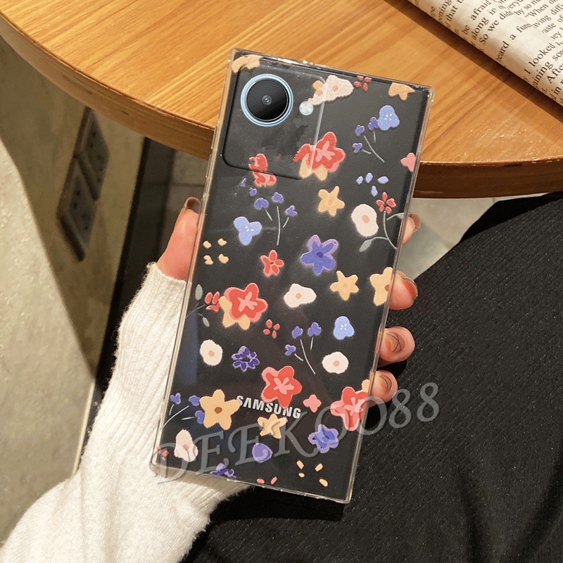 เคสโทรศัพท์มือถือ Realme C30 C31 C35 GT NEO 3 3T 2 9 Pro+ Plus Free Fire Limited Edition 9i Narzo 50 Pro 50A Prime 4G 5G Smartphone Casing TPU Soft Lovely Small Flowers Phone Case Camera Protection Cover #7