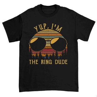 เสื้อยืดโอเวอร์ไซส์Yup Im The Ring เสื้อยืด คอกลม ผ้าฝ้าย สไตล์คลาสสิก แฟชั่นสําหรับผู้ชายS-3XL