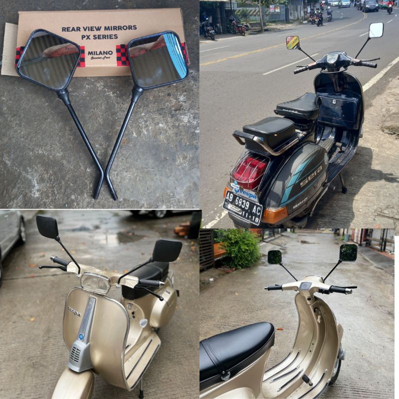 กระจกมองหลัง Vespa Euro Px Excel Exclusive Ps Strada