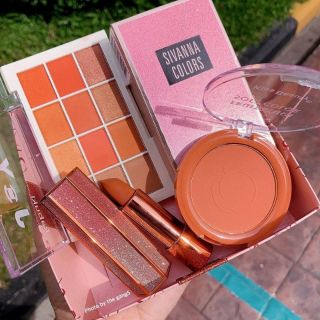 Set kabuki peach tone mini เซทน่ารัก