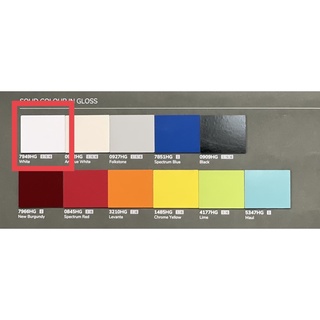 แผ่น Formica PP 7949 HG/AB สีขาวเงา ขนาด 120 x 240 ซม. *พร้อมส่ง*