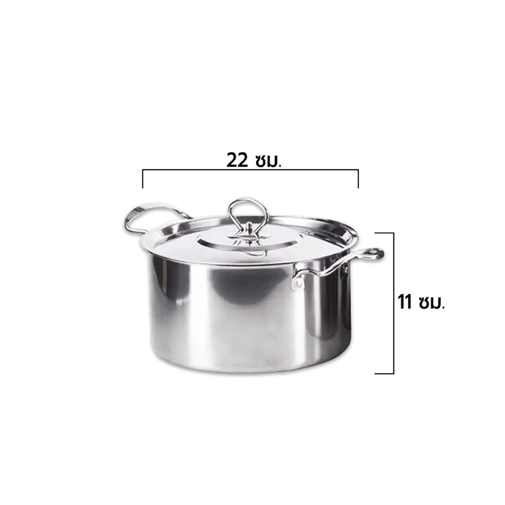 RRS หม้อสตูว์ อย่างดี รุ่นHX526 ขนาด22ซม . + หม้อสตูว์ ขนาด24ซม. (2ใบ/ชุด) – เครื่องครัว ราคา ถูกที่สุด ดีลบีเคเค แกลเลอรีภาพที่ 2