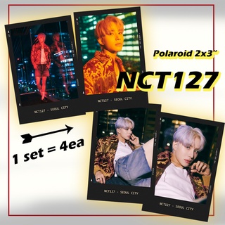 127 - sticker เซตรูป 2x3 นิ้ว (4ใบ) seoul city - kpop