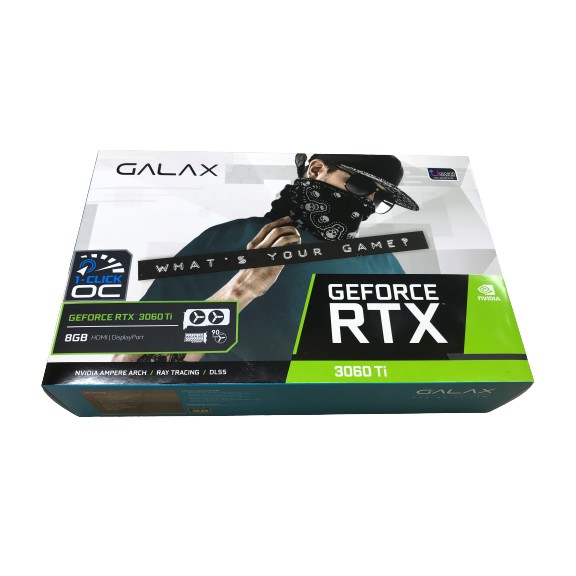 (สินค้าใหม่) สินค้าขายดี GALAX  NVIDIA GEFORCE  RTX 3060 Ti OC 8G - 8GB GDDR6    VGA การ์ดแสดงผล กราฟฟิคการ์ด