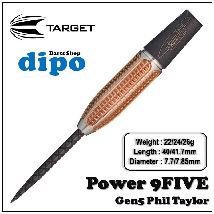 ลูกดอกเหล็ก TARGET - POWER 9FIVE GEN5 รุ่น Phil Taylor