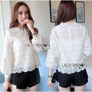 Sweet White Lace Blouse