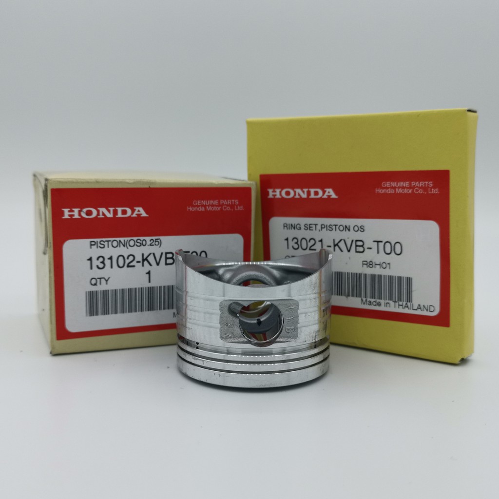 ลูกสูบและแหวน Honda แท้ ใช้สำหรับรถรุ่น Click 110 / Click 110i / Scoopy-i / Icon