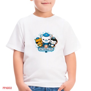 เสื้อยืดแขนสั้น แบบนิ่ม พิมพ์ลายการ์ตูน Octonauts เข้ากับทุกการแต่งกาย สําหรับเด็กผู้ชาย