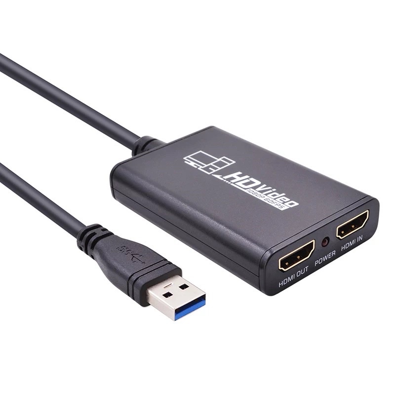 4K USB 3.0 Video Capture Card HDMI 1080P 60fps HD Grabber สำหรับ OBS จับการ์ดเกมสด