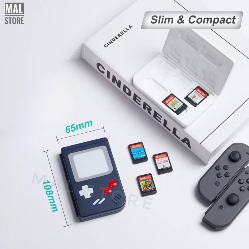 กล่องใส่การ์ดเกมส์ Nintendo SWITCH 10 ใบ และ MicroSD 10 ใบ ป้องกันการกระแทกและกันน้ำ 20 ช่อง ราคา ถูกที่สุด ดีลบีเคเค แกลเลอรีภาพที่ 2