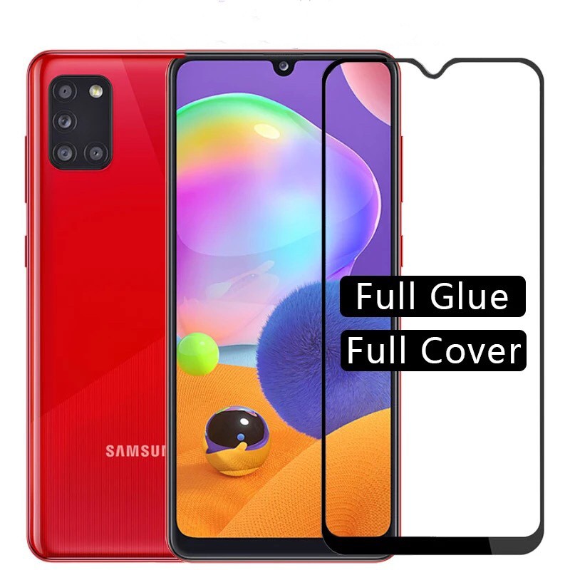 F ฟิล์มกระจกเต็มจอ Samsung Galaxy A31 ฟิล์มกระจกนิรภัยเต็มจอ ฟิล์มซัมซุง ฟิล์มกระจกกันกระแทก (ส่งจาก